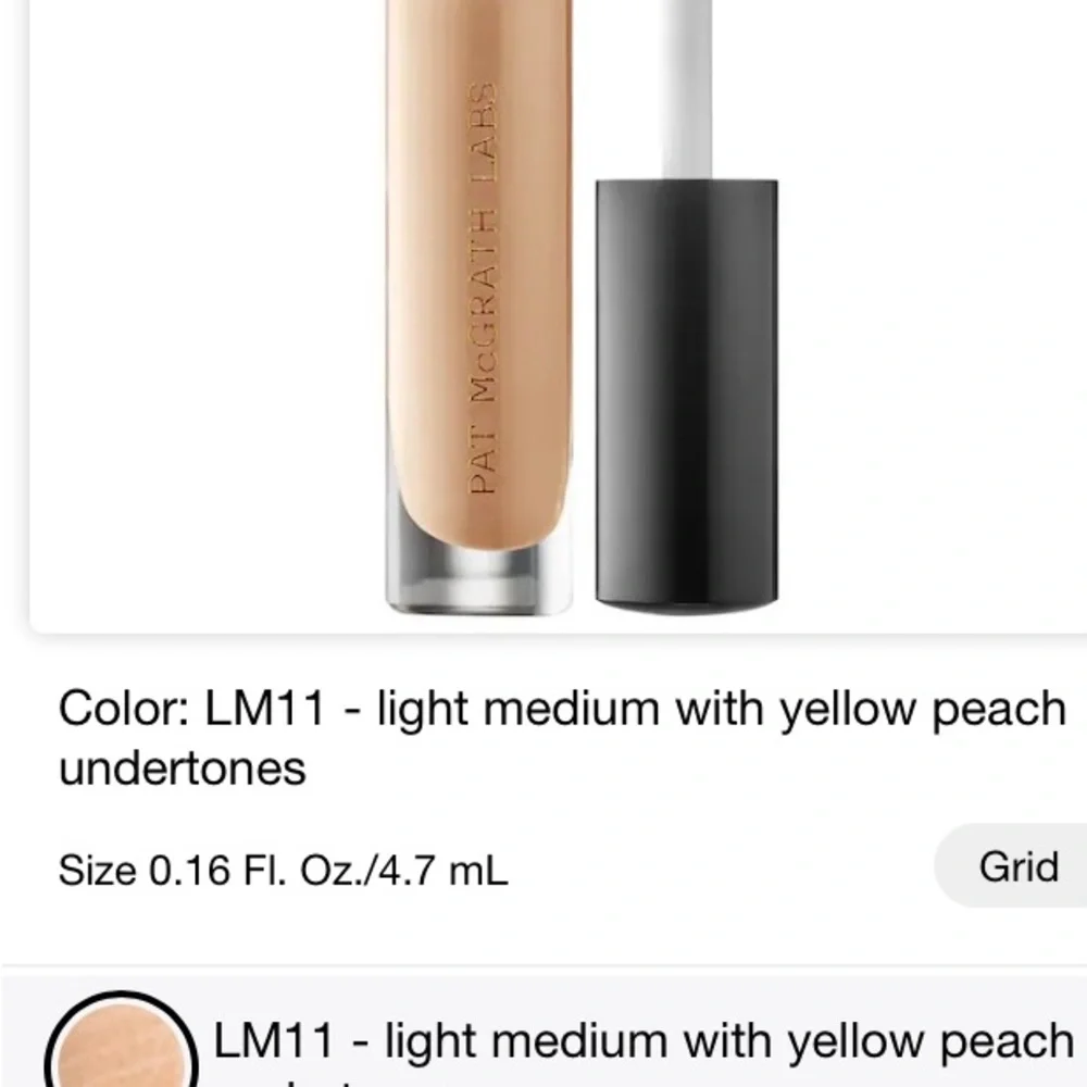 Pat McGrath swatched once
